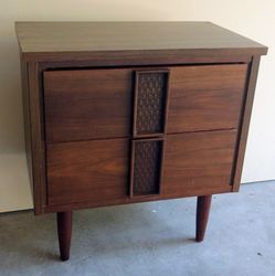 mid-century modern nightstand