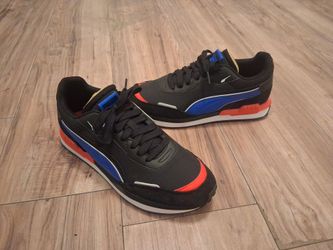 PUMA CITY RIDER ELECTRIC LOW TRAINER SNEAKERS SPORTS MEN SHOES BLACK