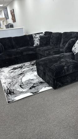 Large, Versatile Soft Jumbo Corduroy Sleeper Sectional Sofa