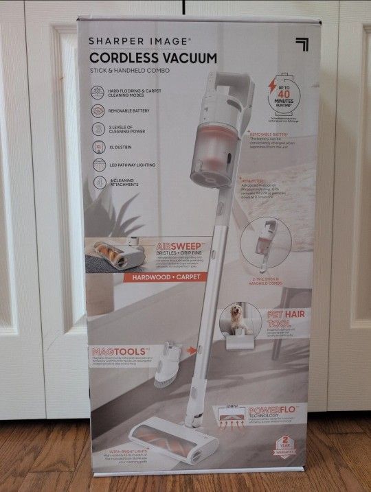 Sharper Image Cordless Vacuum MSRP $250