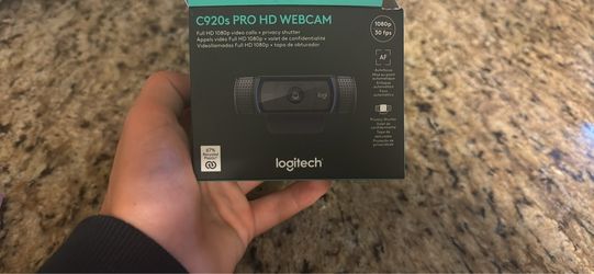 Brand new never used accidental buy C920 pro he webcam 1080 60fps