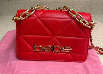 Red Shoulder Bebe Purse