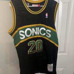 Size xl NBA Seattle SuperSonics Gary Payton black jersey