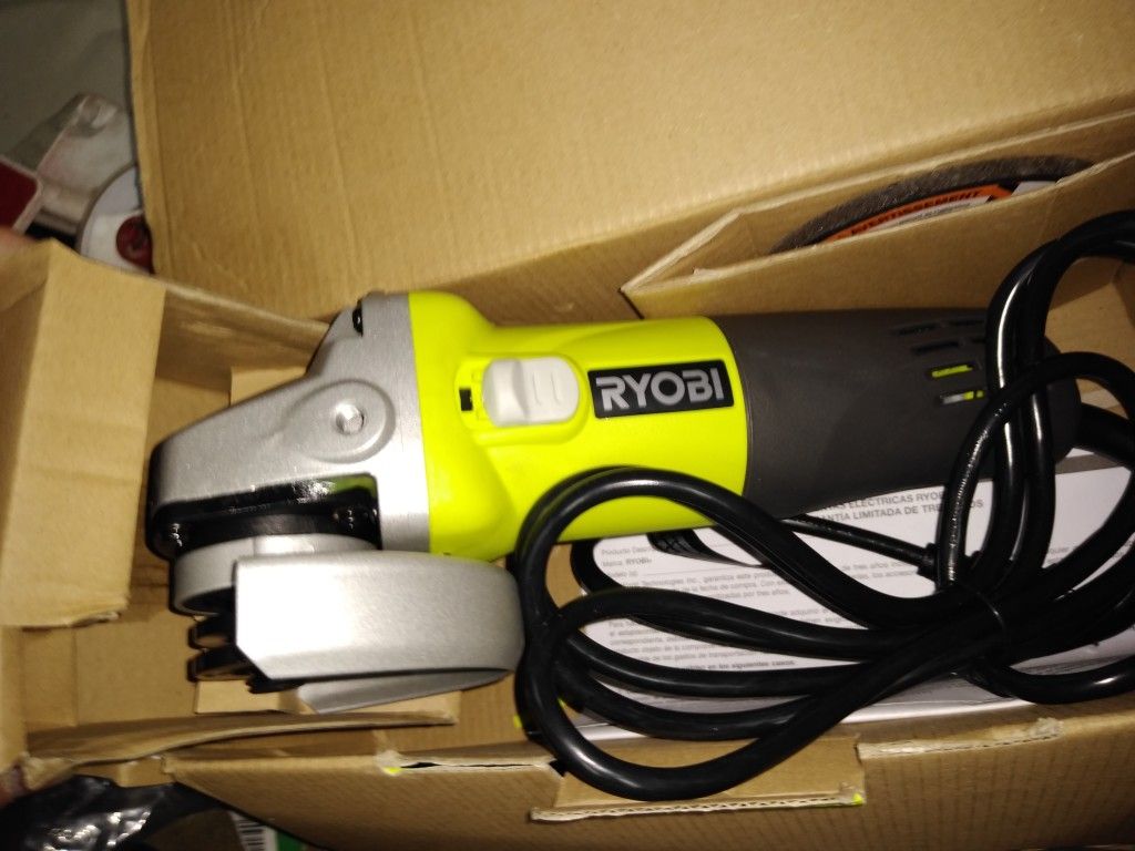 RYOBI 5.5 Amp Corded 4-1/2 in. Angle Grinder