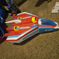 PAW Patrol, Super PAWs, 2-in-1 Transforming Mighty Pups Jet Command Center PAW Patrol, Super PAWs, 2-in-1 Transforming Mighty Pups Jet Command Center 