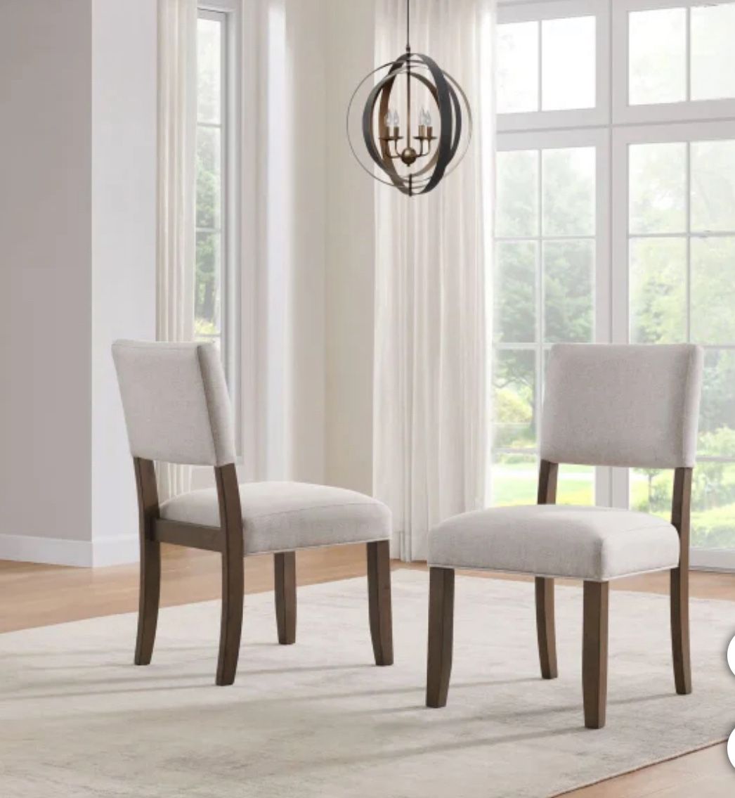 Brand New Set Of 2 Thomasville LaSalle Dining Chair, Beige