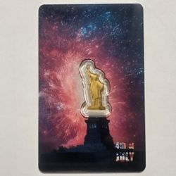 Fractional GOLD 1/1000 oz NIUE STATUE OF LIBERTY LIMITED TO 9,999