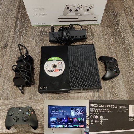Microsoft Xbox One Gaming 500gb Console Bundle - Xbox One Kinect - Wireless Controller - NBA 2K2021 Game - HDMI/Power Cord
(Free Fortnite, PUBG, Etc) 