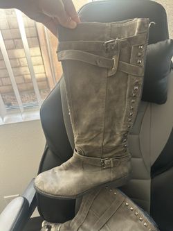 Grey Boots Size 11