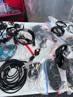 Miscellaneous lengths and audio plugs and sockets