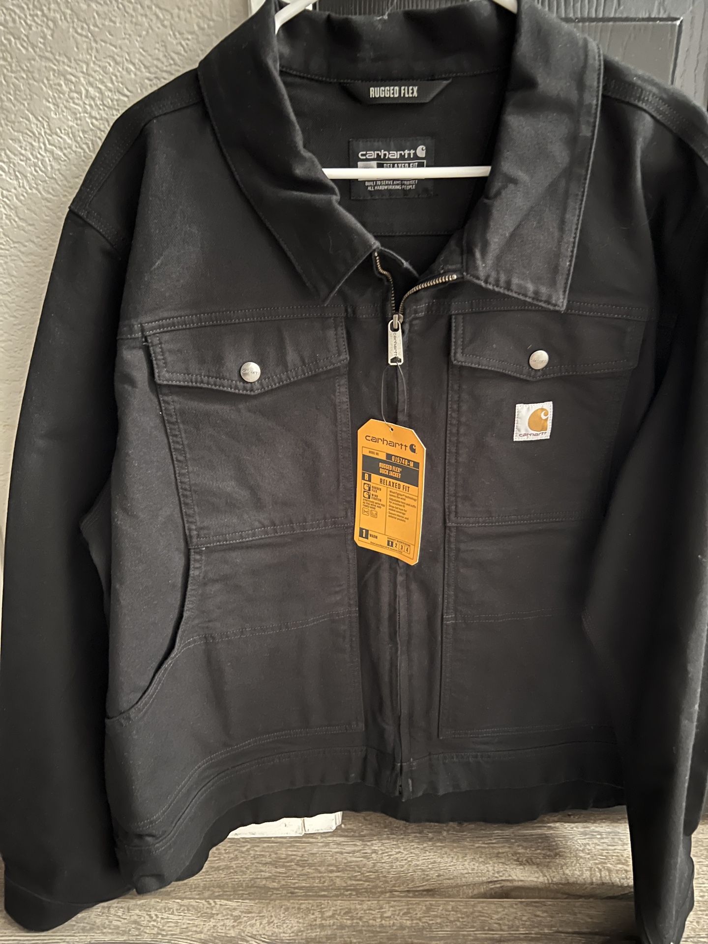 Mens Carhartt Bomber Jacket XL RUGGED FLEX DUCK RELAXED FIT BOMBER JACKET Size XL Brand New!