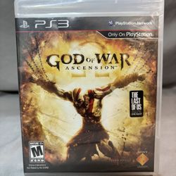 God of War: Ascension $50 NEW factory sealed (PS3)