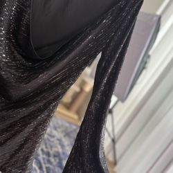 SHEIN Black Sequin Party Dress – Size S – New with Tags