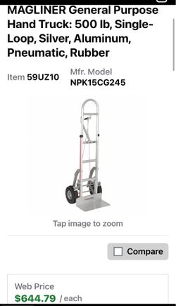 Magliner Hand Truck General Purpose with Hand Brake
