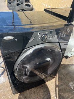 Whirlpool black stackable electric dryer  -free delivery
