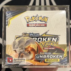 Pokemon Sun And Moon Unbroken Bonds 36x Packs Booster Box FS/FT