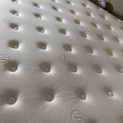 King Sheraton Pillow,Top Mattress And Box Spring