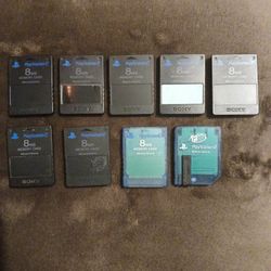 PS2 Memory Cards