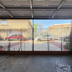 Good quality Double garage door curtains