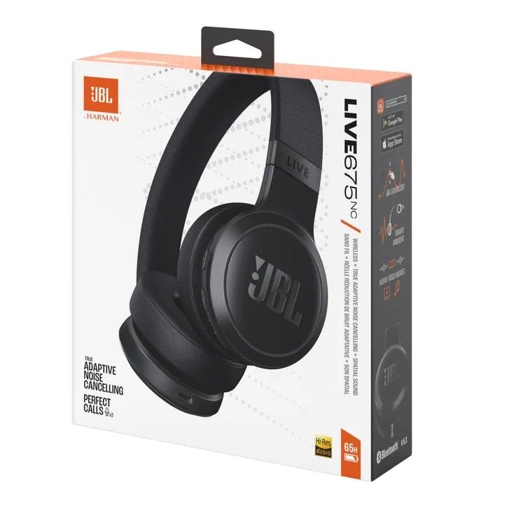 NEW IN BOX JBL Live 675NC Wireless True Adaptive Noise-cancelling On-Ear Headphones. Costco $100+TAX