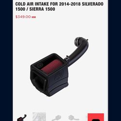 Cold Air Intake For GMC Chevy 2014-18