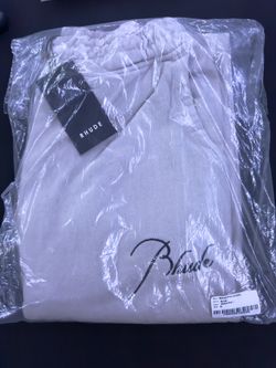 RHUDE SWEATPANTS BONE