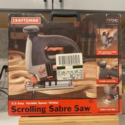 Craftsman 5 Amp Scrolling Sabre Saw With Laser Trac