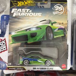 Hot Wheels Fast And Furious 25 Year Anniversary 1995 Mitsubishi Eclipse 