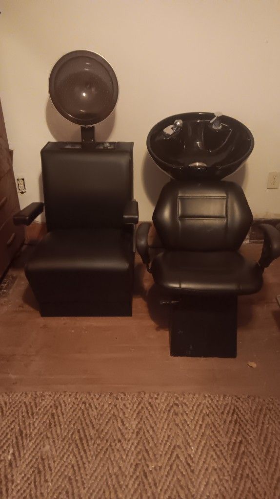 Beauty Solon Equipment......2 Chairs, Sit Down Dryer & Hair Wash Station