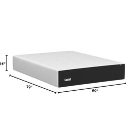 Lucid 14 in queen mattress PRICED TO SELL QUICK