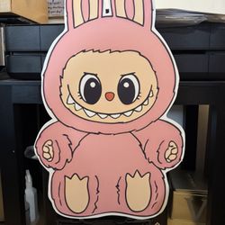 Labubu Wooden Cutout