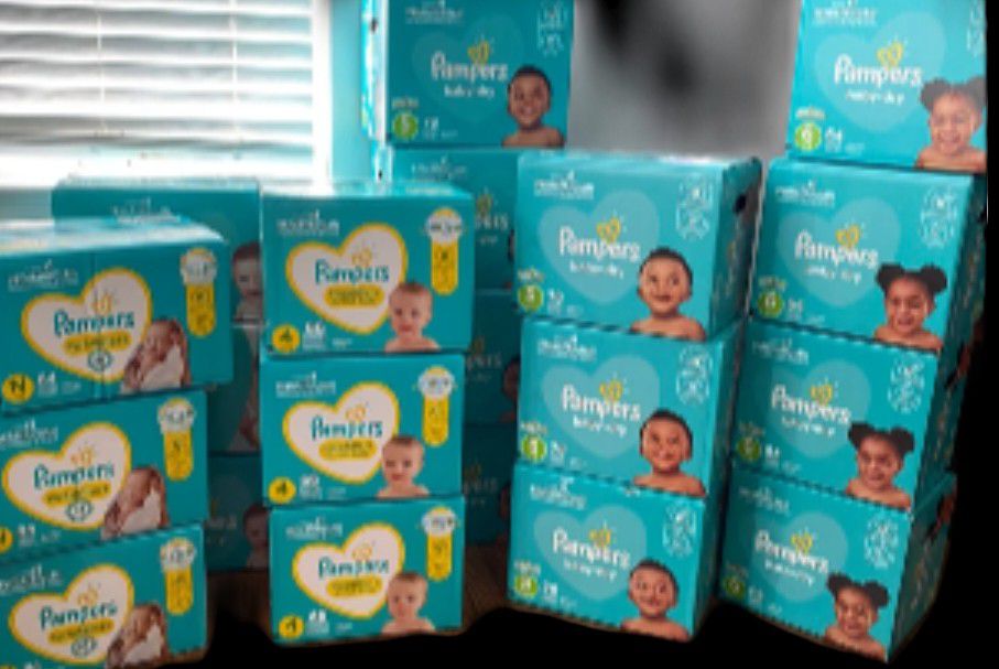 Pampers All sizes Brand New Boxes 