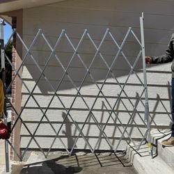 ULINE Folding Security Gates - Heavy Duty - 10 ft. x 7 ft. 2 gates!
