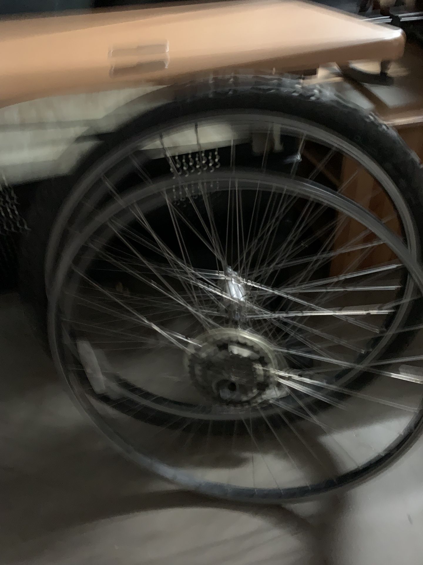 Two 29 inch rims front and back