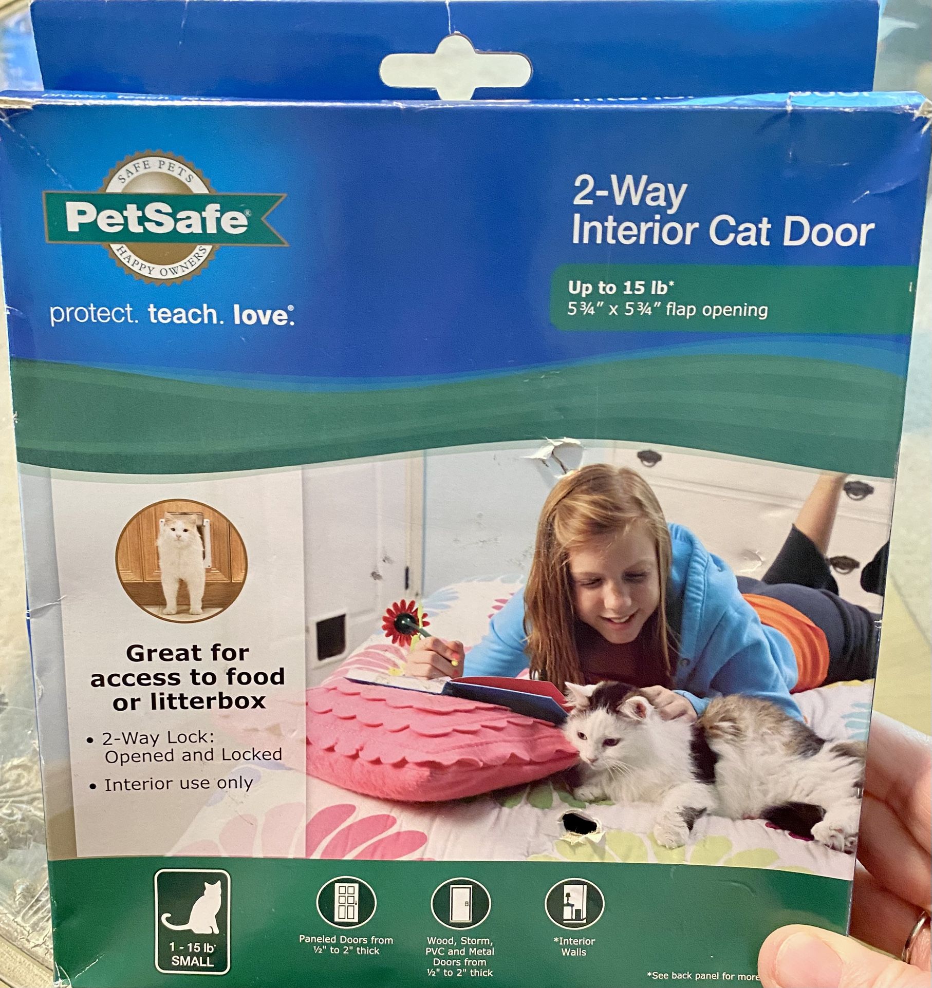 Pet safe Brand (2- Way Cat Interior Door )