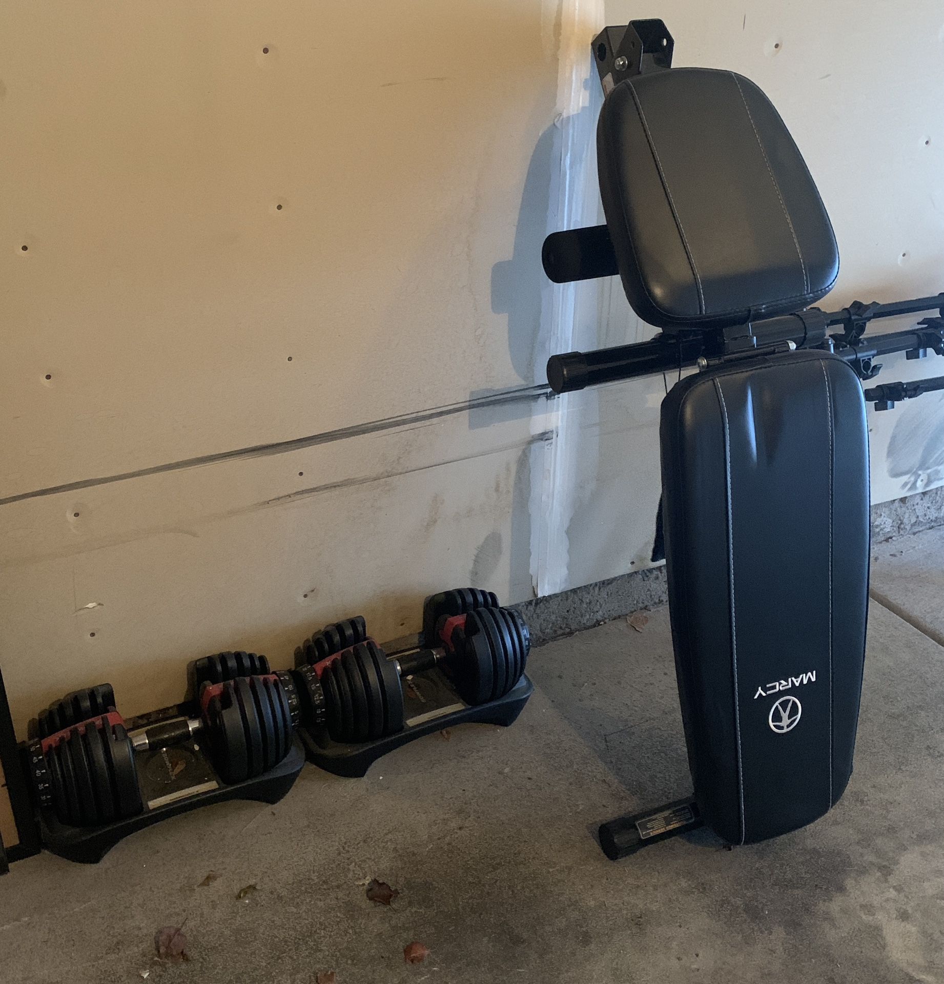 Dumbbell and Bench Set 