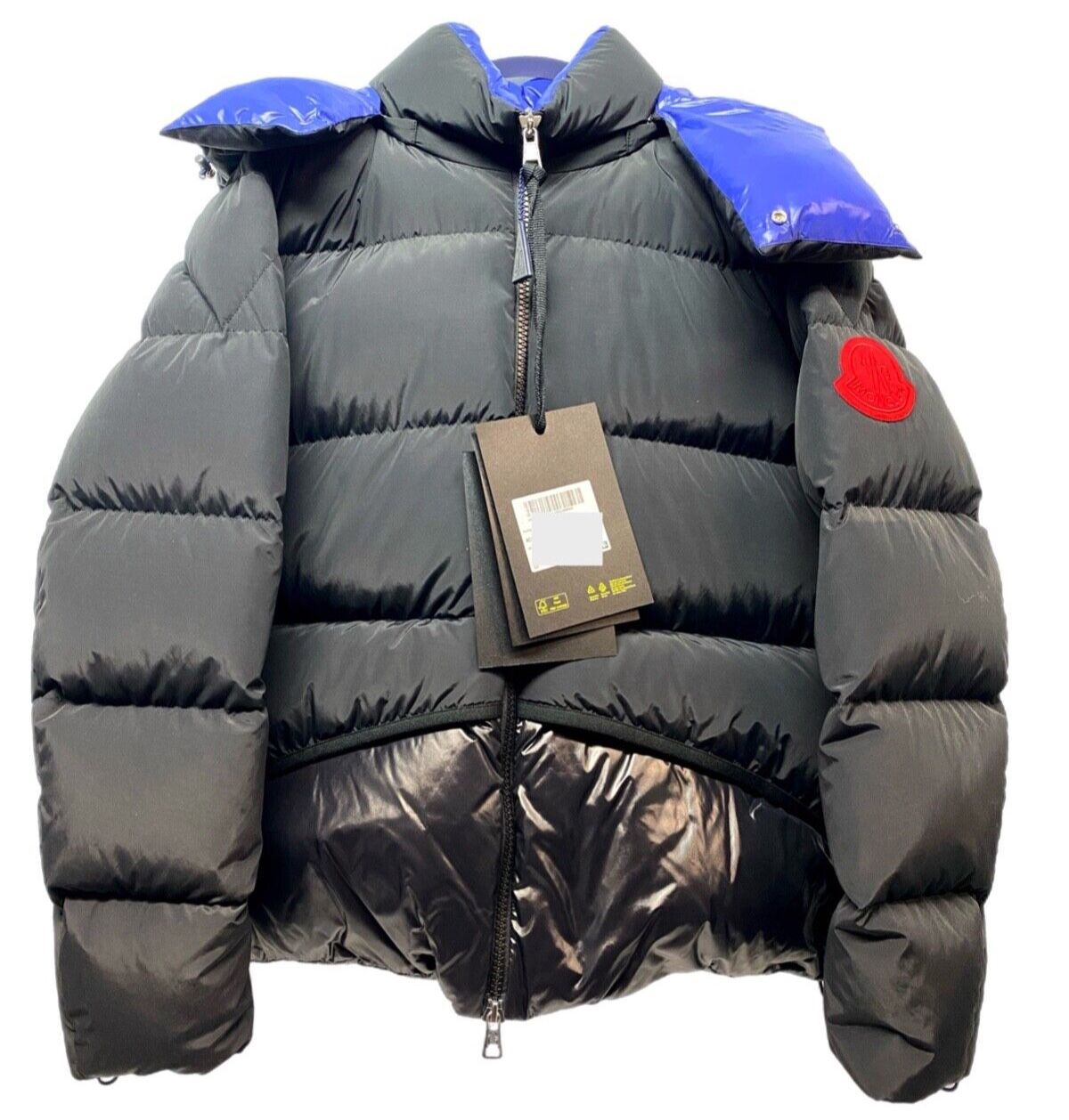 MONCLER ACHILL DOWN JACKET M2012 - Men's, Black Blue, Size 1