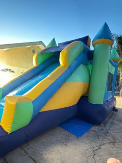 Inflatable Bounce House with Water Slide