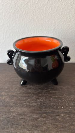 Mini Halloween Cauldron candy bowl