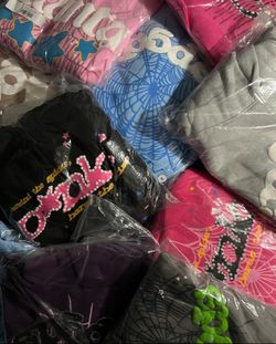 Sp5der, denim Tears, EE, essentials, Bape, Hellstar, Nike, ETC