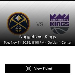 Sacramento kings V Denver nuggets 4 Tix