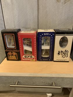 Vintage - 1955 Mini "Young Elvis Presley" McCormick Music Box Whiskey Decanter
