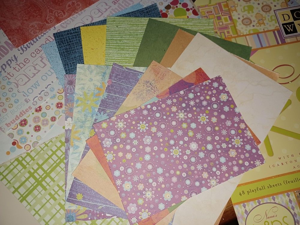 Scrapbooking Stuff In Container