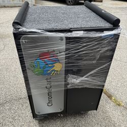 $599 Chromebook Charging Cart W Power Supply Locker iPad Tablet Charging Station 