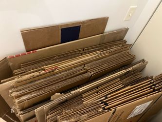 5 dozen boxes and packing foam