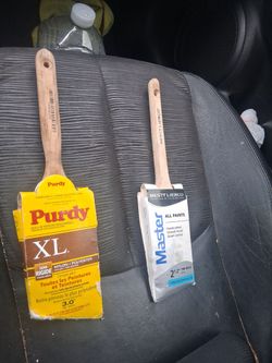 2 paint brushes $25