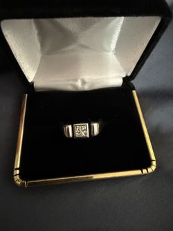 Unisex Real 18k white gold  ring