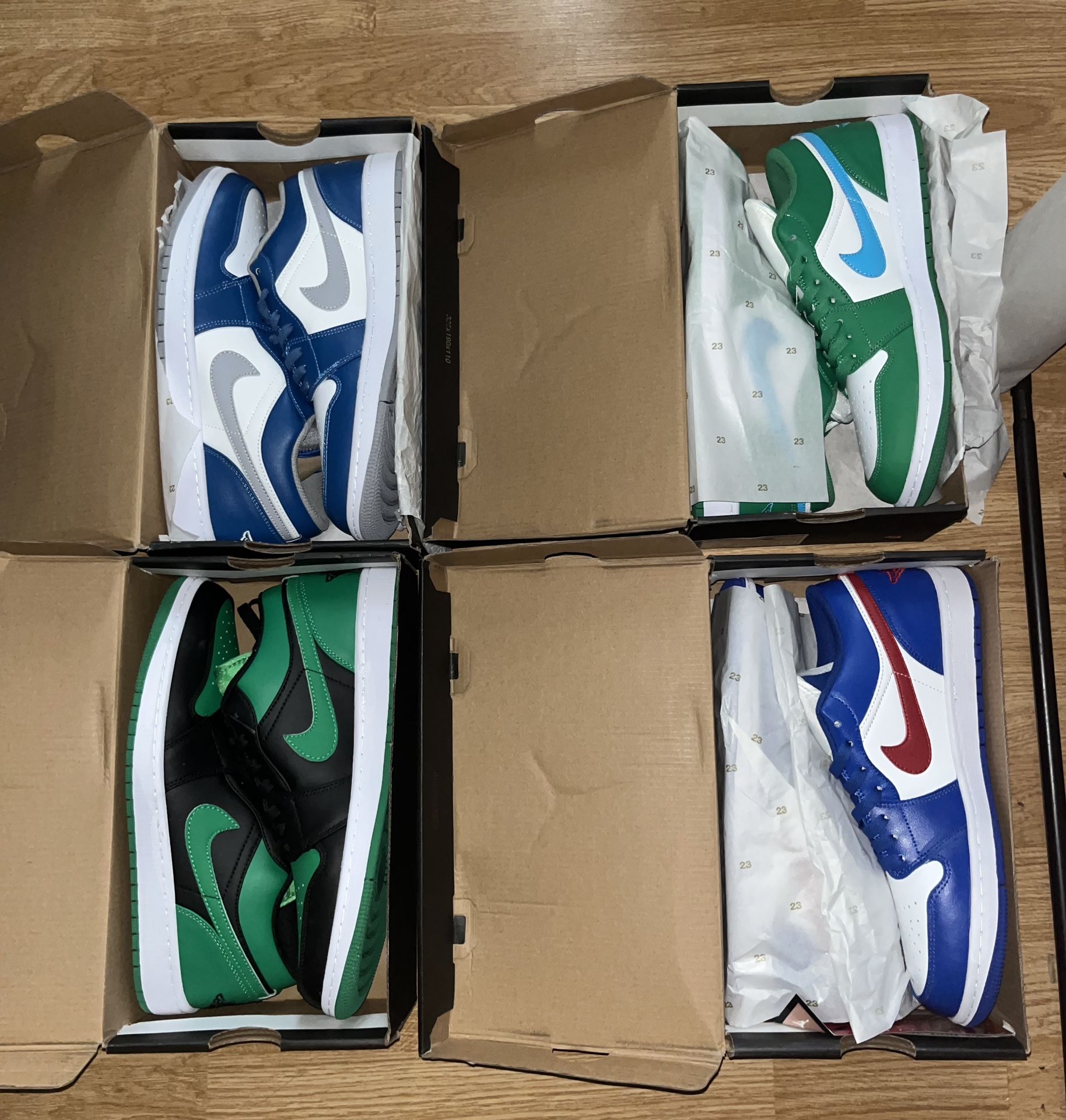 All Size 10.5 Lowtop Retro 1’s ($60)