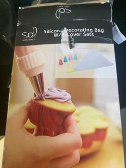 Silicon decorated bags