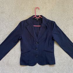 Briggs New York Navy Blue Women’s Blazer Size 6 Petite